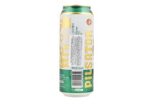 Пиво 0.5л 4.9% Pilsener Pilsator з/б