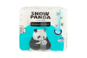 Бумага туалетная 3-х слойная Sensitive Extra Care Snow Panda 32шт