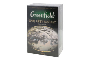 Чай чорний байховий з цедрою цитрусових пелюстками квітів та ароматом бергамоту Earl Grey Fantasy Greenfield к/у 100г
