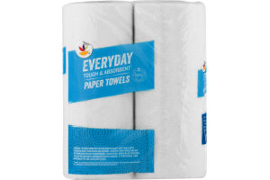Ahold Everyday Paper Towels Any Size - 2 CT