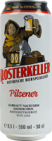 Пиво 0.5л 4.9% Pilsener Klosterkeller ж/б