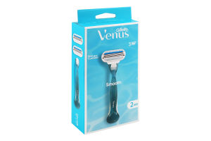 Бритва со сменными касетами Smooth Venus Gillette 3шт
