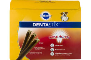 Pedigree DENTASTIX Dog Treats for Large Triple Action Beef - 32 CT