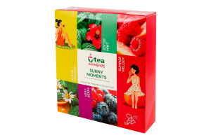 Чай ассорти в пирамидках Sunny moments Tea Moments к/у 32х1.7г