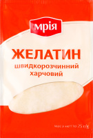Желатин пищевой быстрорастворимый Мрія м/у 25г