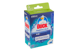Очищувач унітазу гелевий в дозаторі Блакить Диски чистоти Duck 36мл