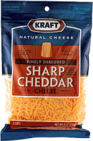 Kraft Finely Shredded Sharp Cheddar Cheese