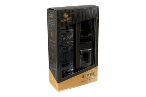 Набір Горілка особлива Де Люкс 40% 0,7л+2чарки Немірофф