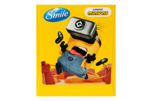 Серветки косметичні 3-х шарові Міньйони Smile 60шт