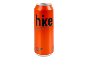 Пиво 0.5л 4.8% світле пастеризоване Premium Hike з/б