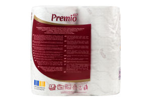 Папір туалетний 4-х шаровий 150 листів Fiore perfetto Premio Диво 4шт