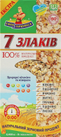 Пластівці суміш "7 злаків" природні вітаміни і мінерали 0,4 кг. (картон)