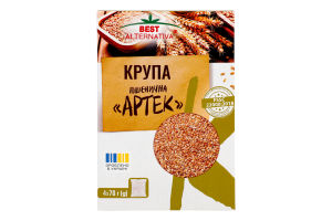 Крупа пшеничная Артек Best Alternativa к/у 4х70г