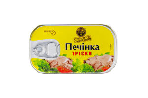 Конс Печінка тріски Екватор 115 г з/б ключ