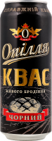 Квас живого бродіння Чорний 0,5л ж/б Опілля