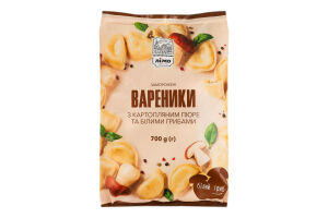 Вареники замороженные с картофельным пюре и белыми грибами Лімо м/у 700г