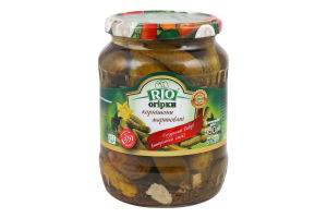 Огірки корнішони мариновані 550г твіст/б Rio