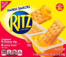 Handi-Snacks Ritz Crackers 'N Cheesy Dip - 6 PK