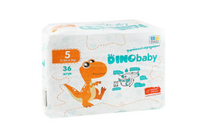 Подгузники для детей 11-25кг 5 Dinobaby 36шт