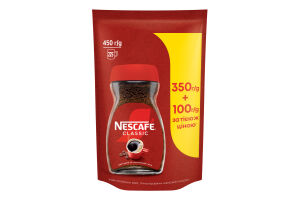 Кофе растворимый гранулированный Classic Nescafe д/п 450г