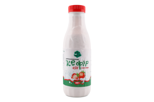 Кефир 2.5% с наполнителем Клубника Villa Milk п/бут 500г