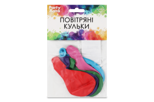 Кулька латексна пастель 25см 5шт 1111-5651 Паті Хата