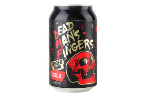 Напій слабоалкогольний "Dead Man’s Fingers" Spiced Rum & Cola (ж/б, Великобританія) 5%, 0,33 л