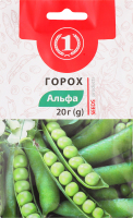 Насіння Горох Альфа 20г ТМ "1"