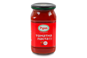 Паста томатна 25% стерилізована Руна с/б 490г