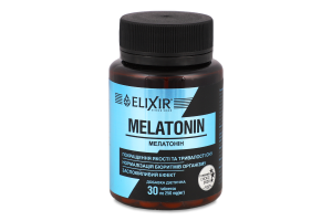 Добавка дієтична Мелатонін 3мг 30таблеток Еліксір