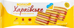 Печенье сдобное сбивное Харьковское классическое Волхов м/у 240г