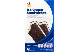 Ahold Ice Cream Sandwiches - 12 CT