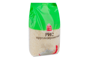 Рис шлифованный круглозернистый Fine Life м/у 800г