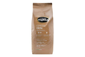Кофе в зернах Espresso crema Motta м/у 1кг