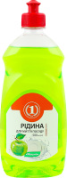 Жидкость для мытья посуды Яблоко ТМ "1" 500мл