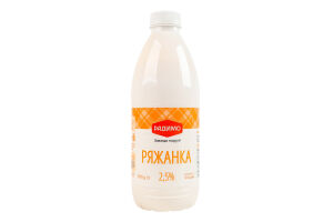 Ряженка 2.5% РадиМо п/бут 870г
