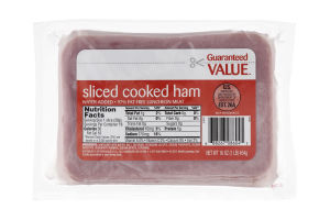 Guaranteed Value Sliced Cooked Ham
