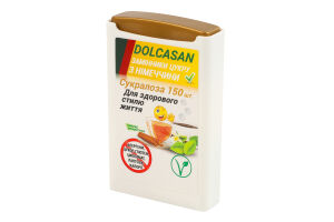Заменитель сахара Сукралоза Dolcasan п/у 150шт