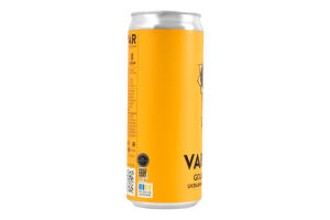 Пиво 0.33л 6.9% светлое нефильтрованное непастеризованное Golden Ale Varvar ж/б