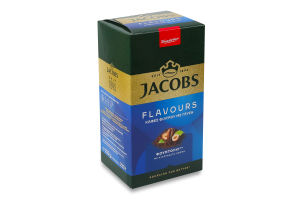 Кава натуральна смажена мелена зі смаком лісового горіха Flavours Jacobs к/у 250г