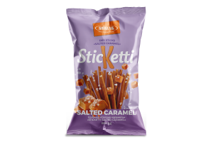 Соломка Соленая карамель Sticketti Київхліб м/у 80г