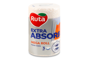 Рушник паперовий 3-х шаровий 200 листів Extra absorb Selecta Ruta 1шт