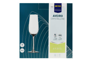Бокал для шампанского 200мл №100/07 Aveiro Metro Professional 6шт