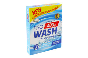 Порошок для стирки универсальный Океанская свежесть Pro Wash 400г