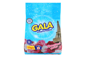Порошок стиральный Французский аромат Аква-пудра Gala 1.8кг