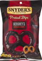 Snyder's of Hanover Pretzel Dips Made with Hershey's Special Dark Chocolate