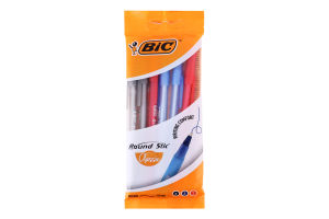 Ручка кулькова BIC Round Stic асорті