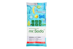 Серветки вологі mr.Soda Універсальні