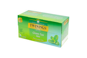 Чай зелений з м'ятою Twinings к/у 25х1.5г