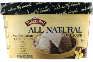 Turkey Hill All Natural Ice Cream Vanilla Bean & Chocolate